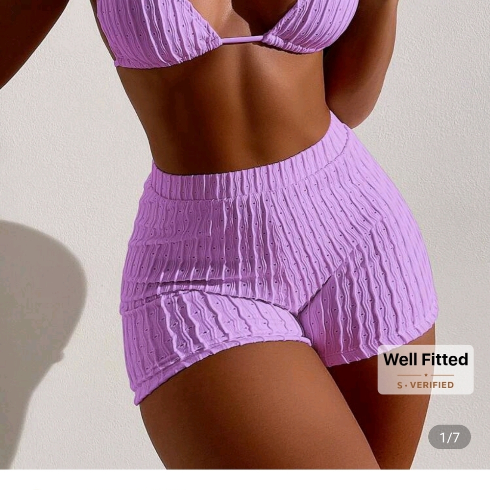 SHEIN Lilac Swimwear Set